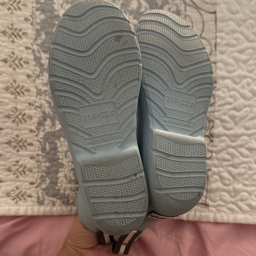 Kids Blue Rain & Snow Boots